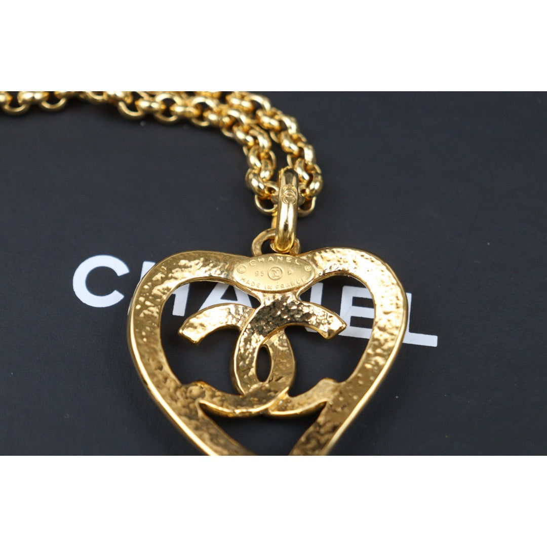 Very Good ( Rank A) ｜ CHANEL Coco Mark 24K Gold Plated Necklace｜25032710