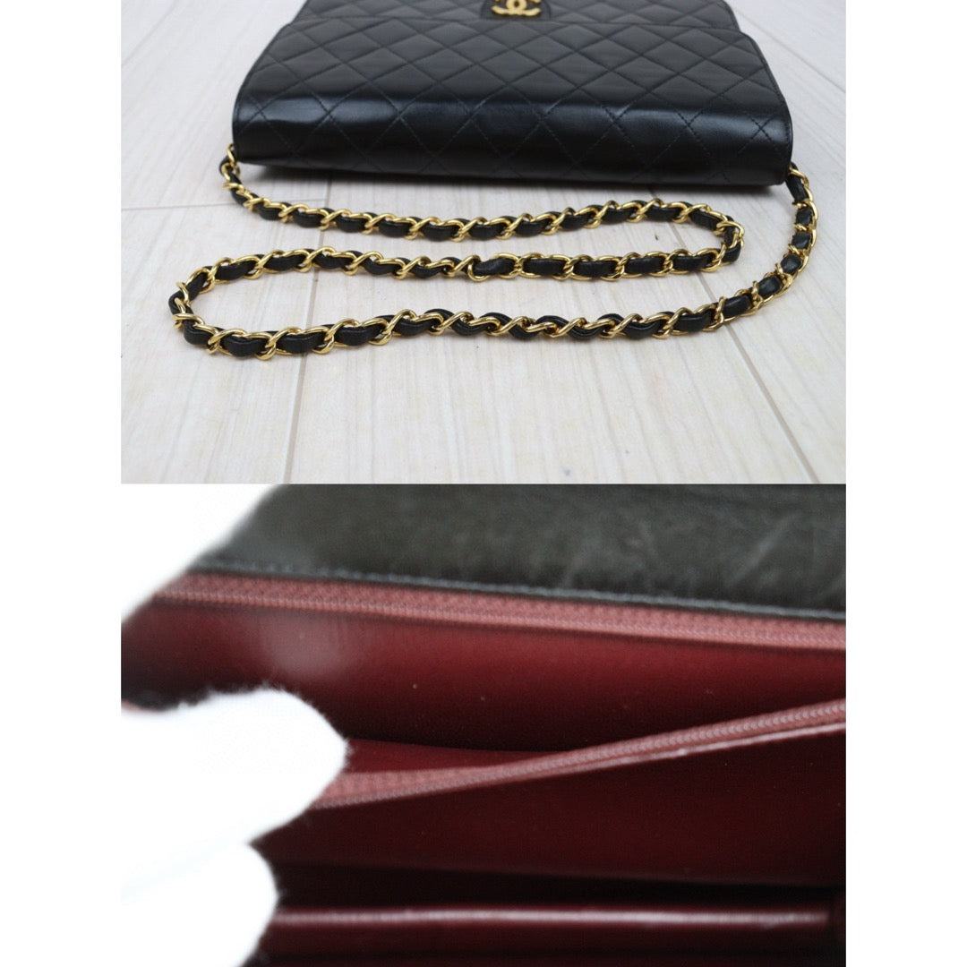 Very Good ( Rank A)｜ CHANEL  Lamb Skin Chain CF 25 Shoulder Bag Made in 1997-1999Year ｜24071901