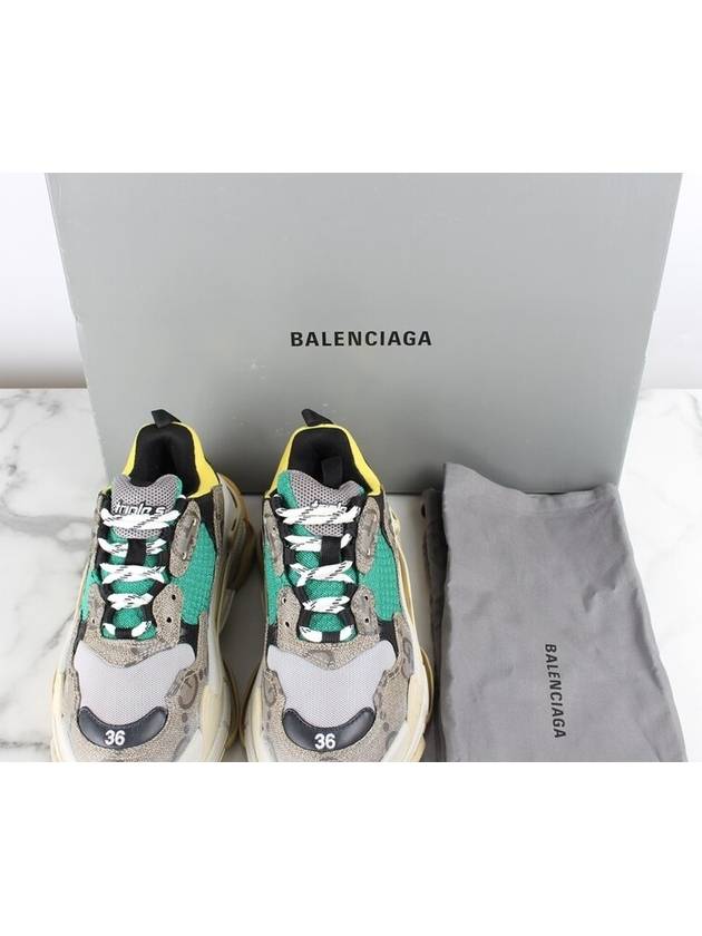 Luxury Balenciaga  Gucci Hacker Triple S Sneakers 36 230