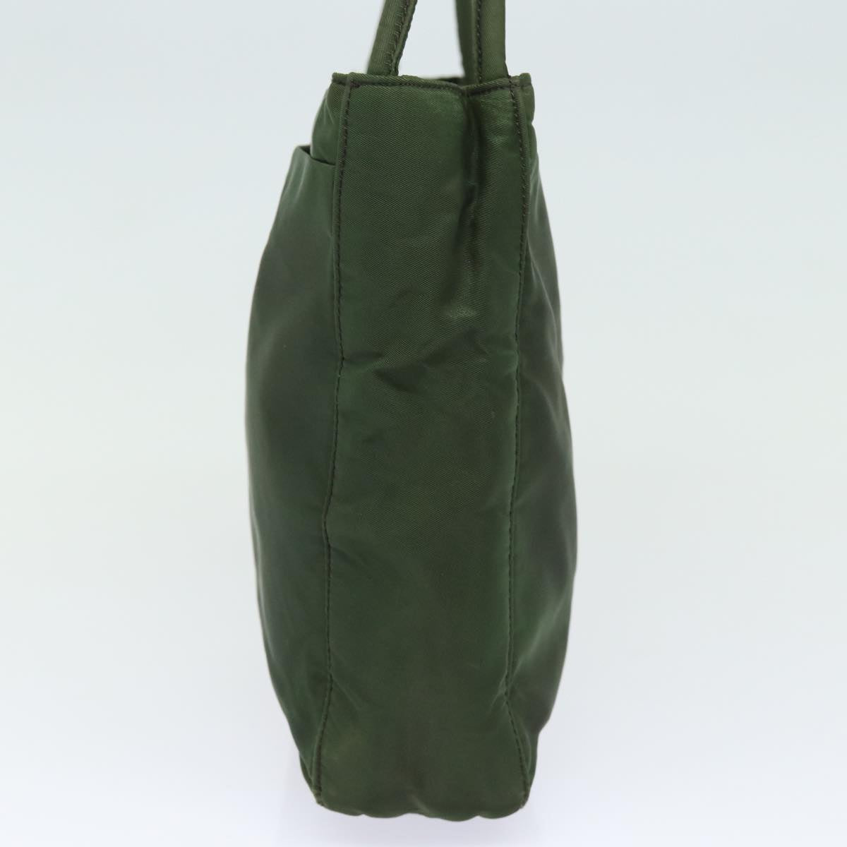 PRADA Tote Bag Nylon Khaki Auth 78259