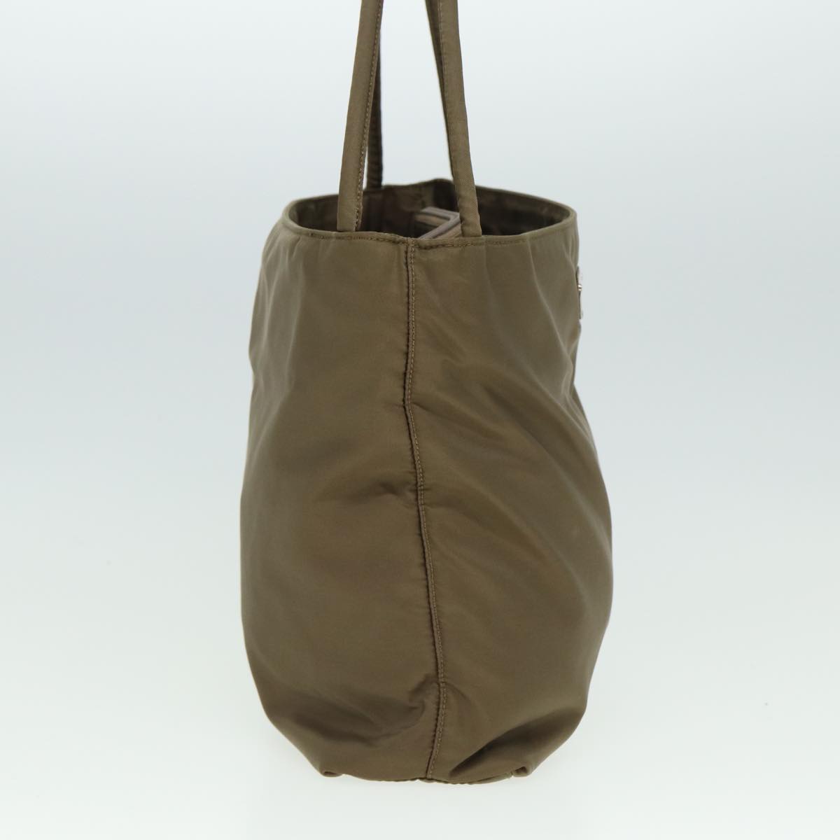 PRADA Tote Bag Nylon Brown Auth 78260