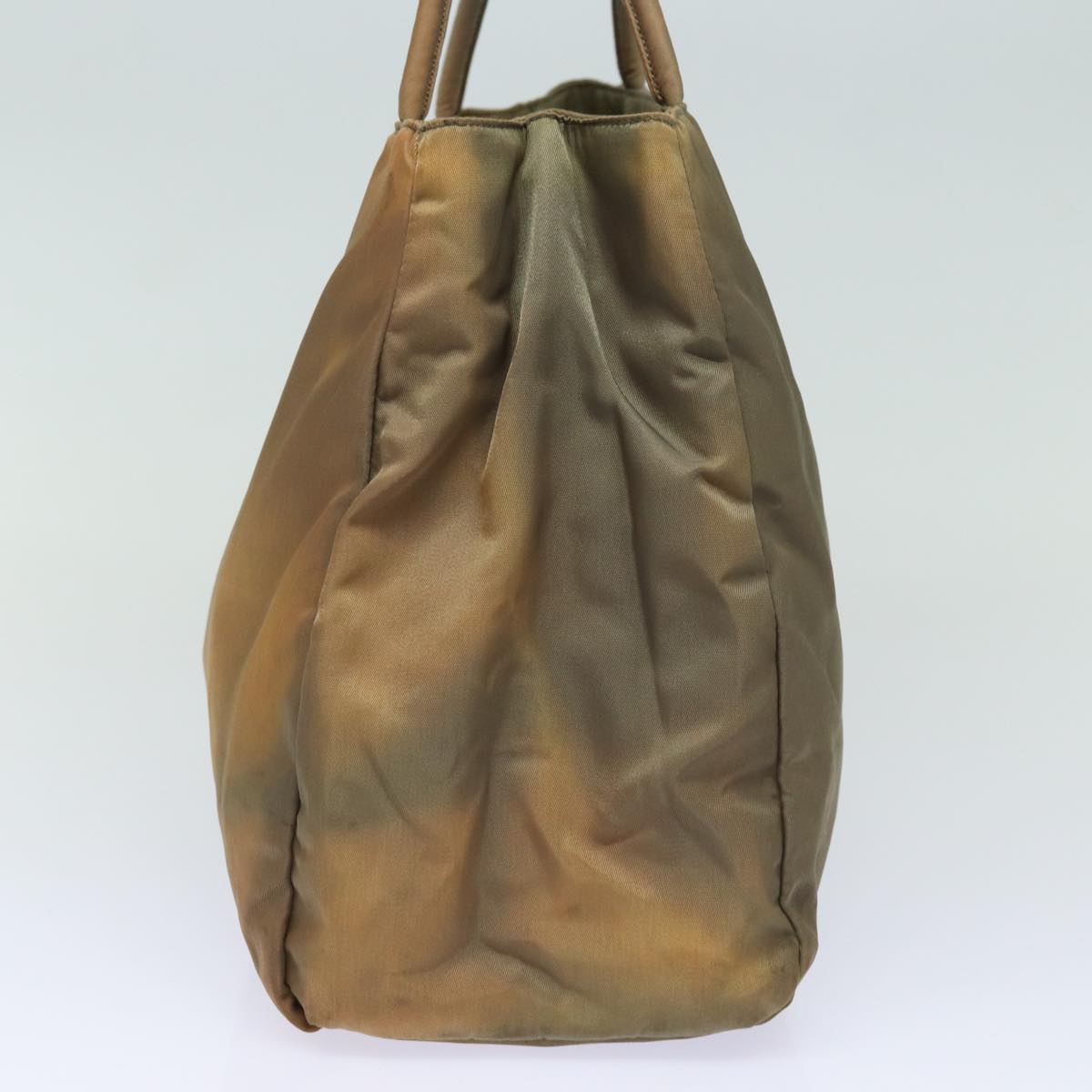 PRADA Tote Bag Nylon Brown Auth 78262