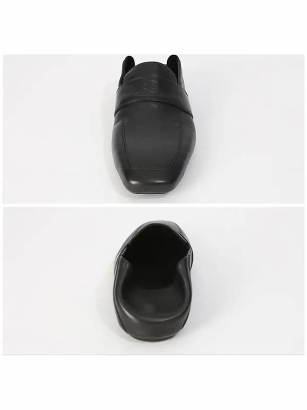 Luxury Balenciaga  City Square Toe Loafers Black