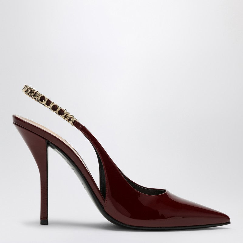 Gucci Signorina Pumps In Rosso Ancora Patent Leather Women
