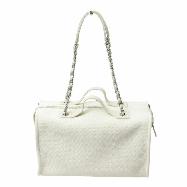 Chanel Deauville Canvas Leather 2way Bag