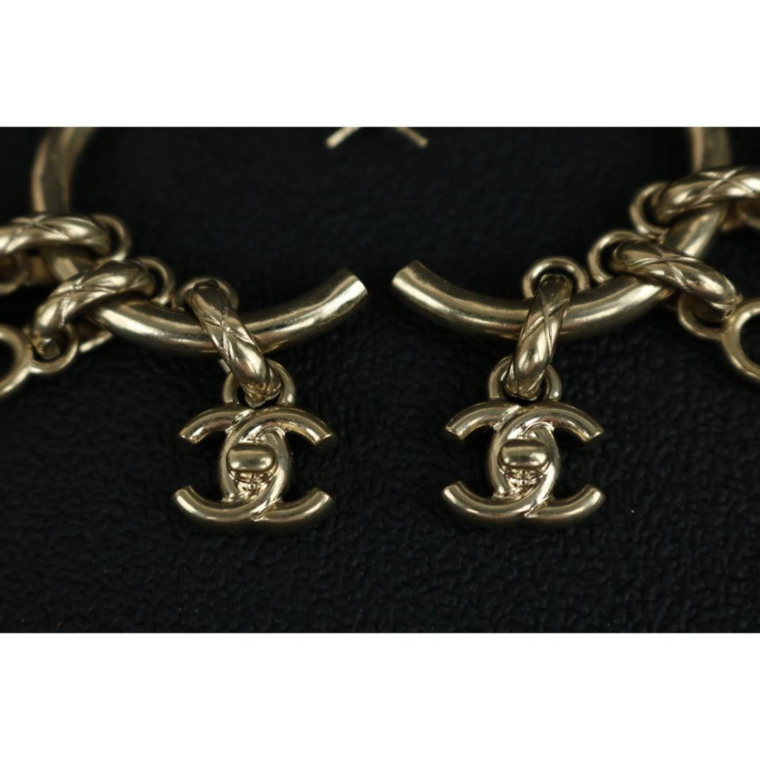 Excellent（Rank SA）｜ CHANEL Coco Mark Flowers Pearl Earrings｜X25030105