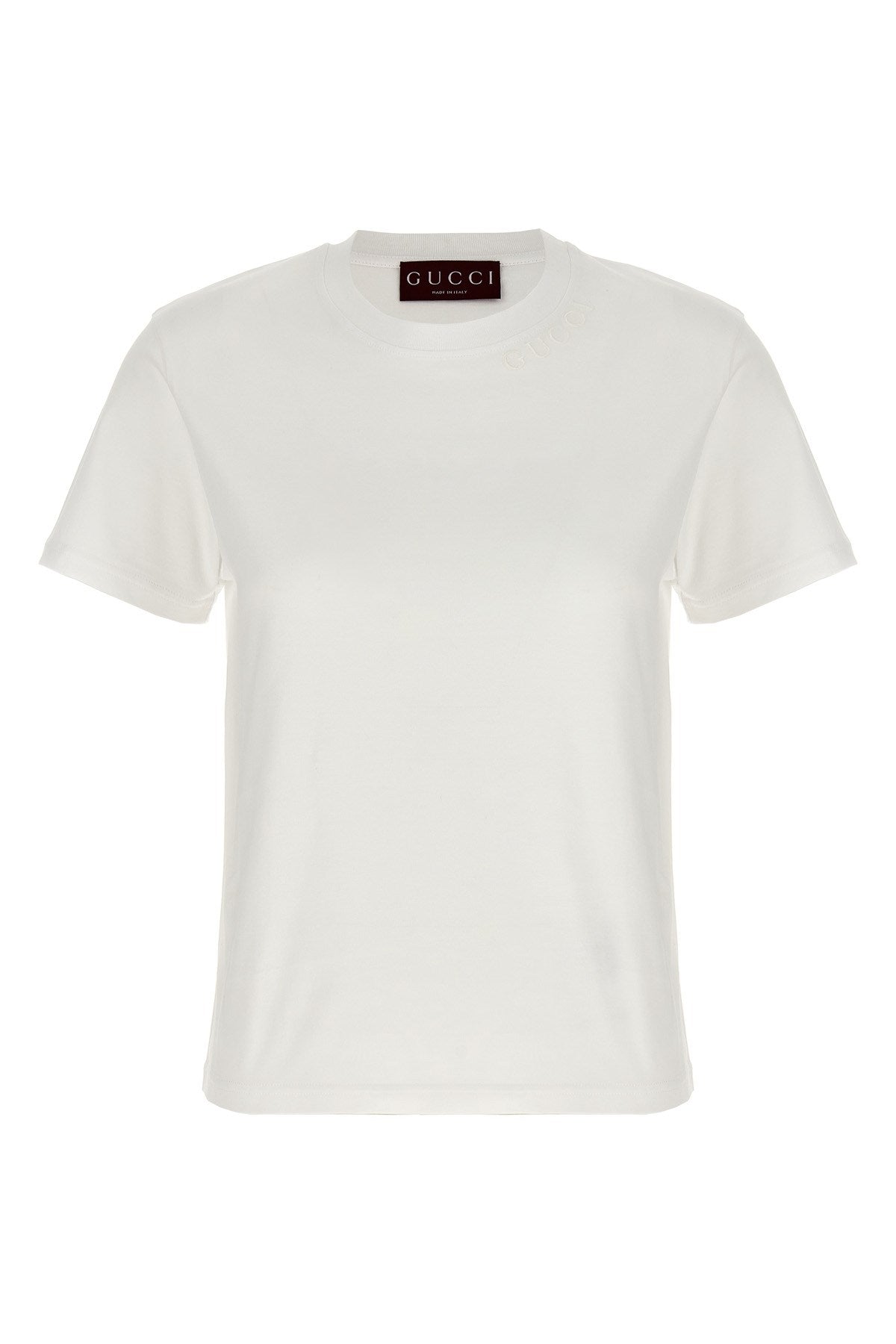 Gucci Women Logo Embroidery T-Shirt