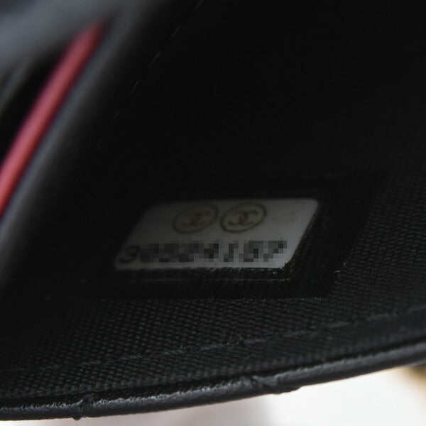 Chanel AP1895 Lambskin Chain Card Case