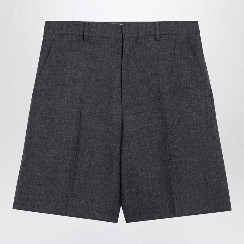 Gucci Grey Wool Bermuda Shorts Women