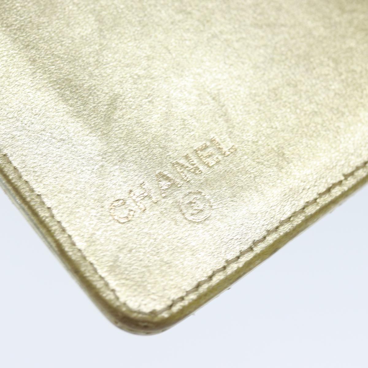 Top Quality Chanel Icon line Wallet Enamel Gold CC Auth 78916