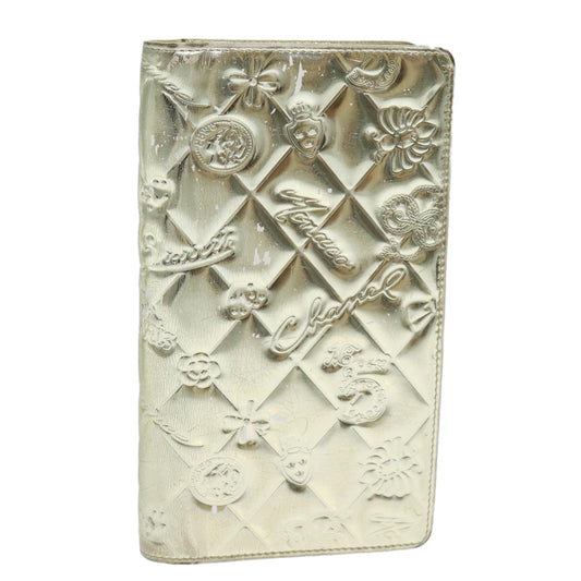 Top Quality Chanel Icon line Wallet Enamel Gold CC Auth 78916