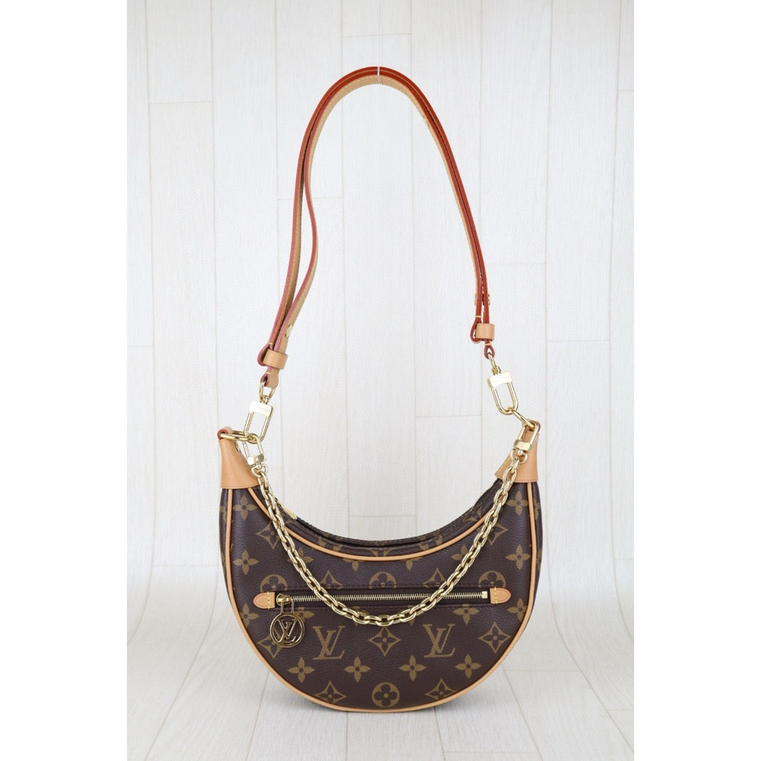 Excellent（Rank SA）｜LV Monogram loopping Pochette Croissant Shoulder Bag｜S25010801