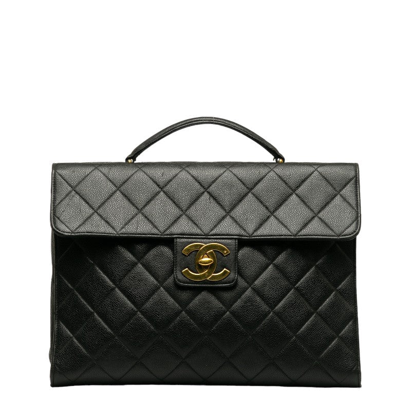 Chanel Matrases Cocomark HandBags Briefcase Black Caviar   Chanel