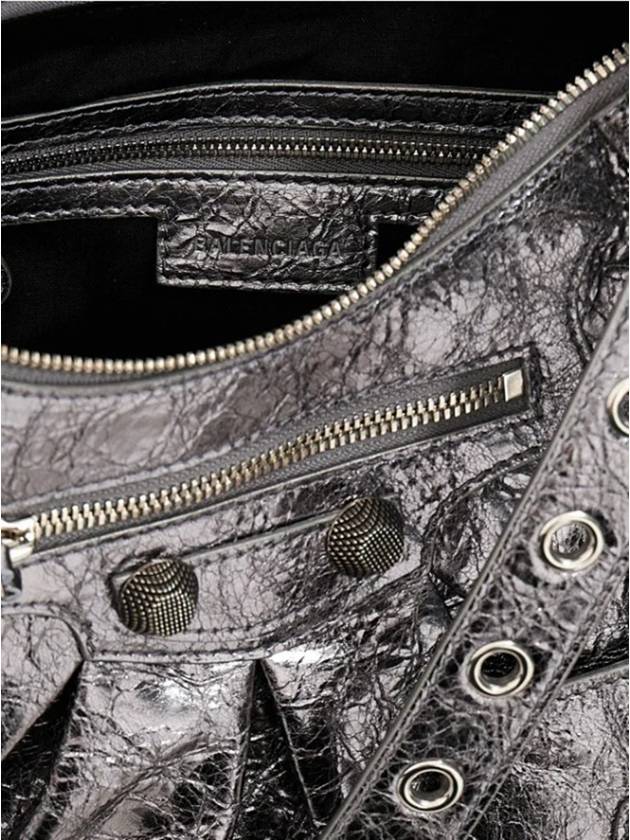 Luxury Balenciaga  Le Cagole Small Shoulder Bag Silver