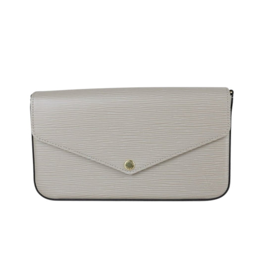 Excellent（Rank SA）｜LV Epi Pochette Felicie Shoulder Bag Grey｜X25030709