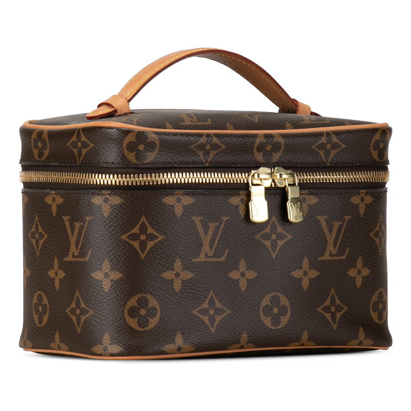 Louis Vuitton Monogram Nice Mini Vanity Bag M44495 Brown PVC Leather  Louis Vuitton