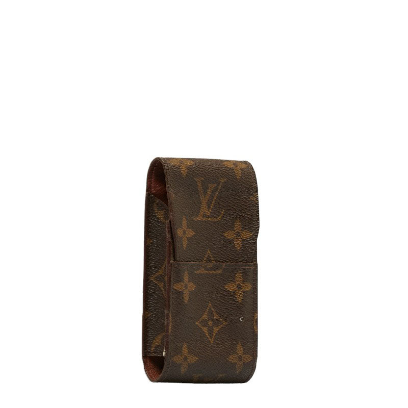 Louis Vuitton Monogram Cigarette Case M63024 Brown PVC Leather  Louis Vuitton