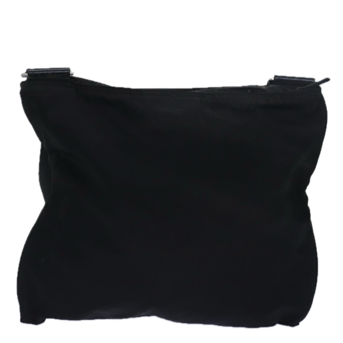 PRADA Shoulder Bag Nylon Black Auth 79556
