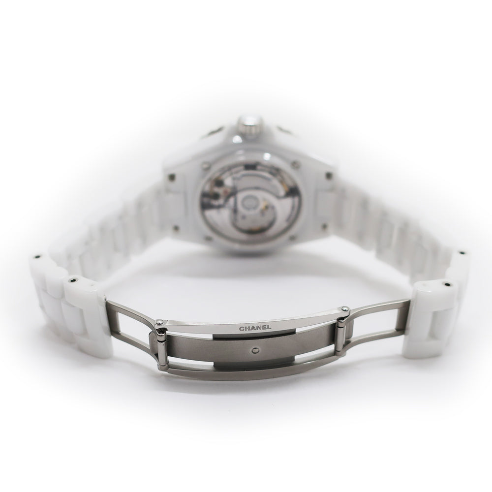 Chanel Mademoiselle J12 Raffause 38mm H7481 White Ceramic Automatic Volume