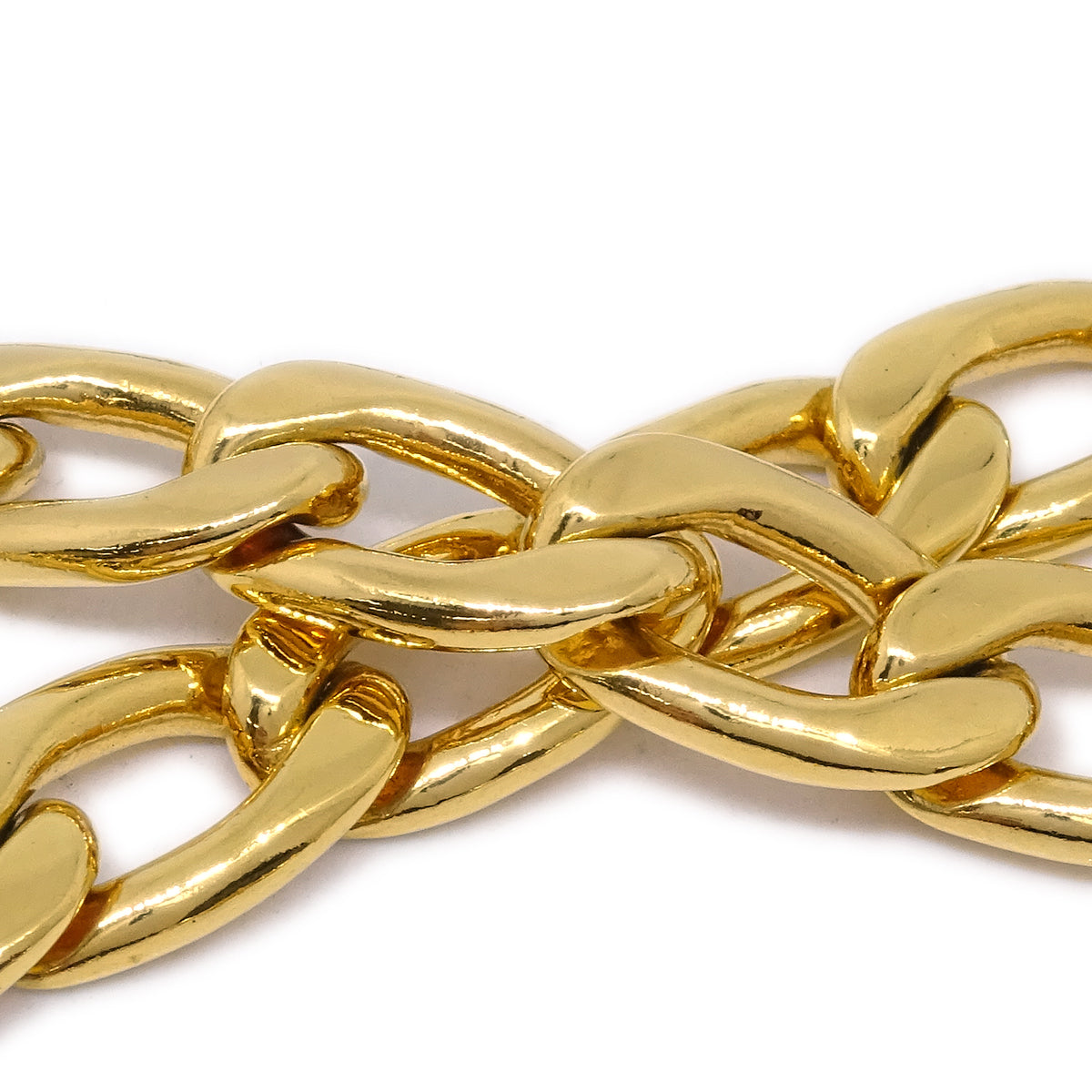 Chanel Medallion Chain Belt Gold 95A Small Good
