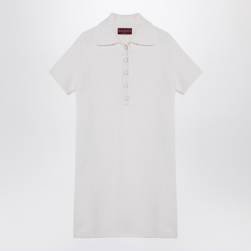 Gucci Ivory Wool Mini Dress Women