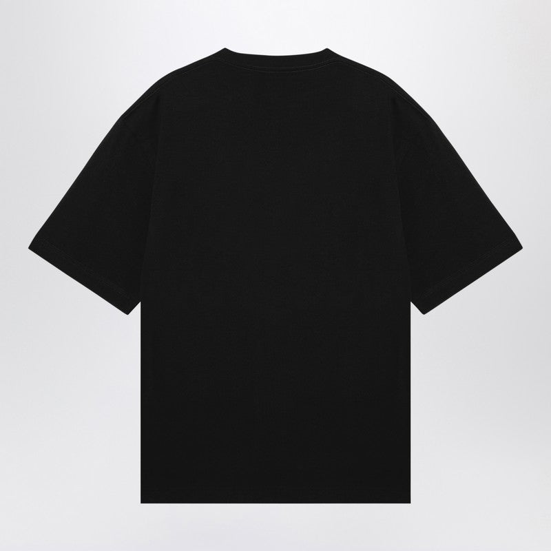 Gucci Oversized Black T-Shirt With Logo Men