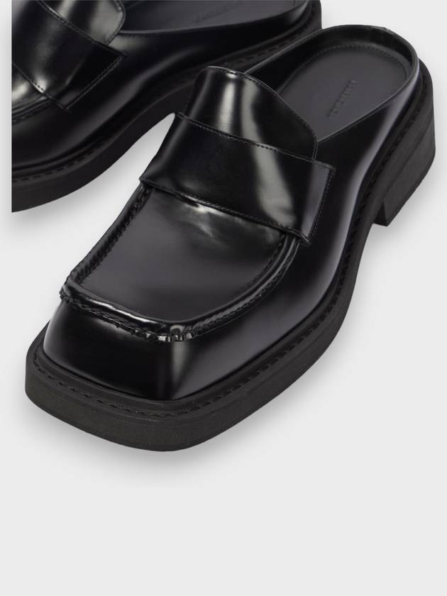 Luxury Balenciaga  Inspector 40MM Leather Bloafer Black
