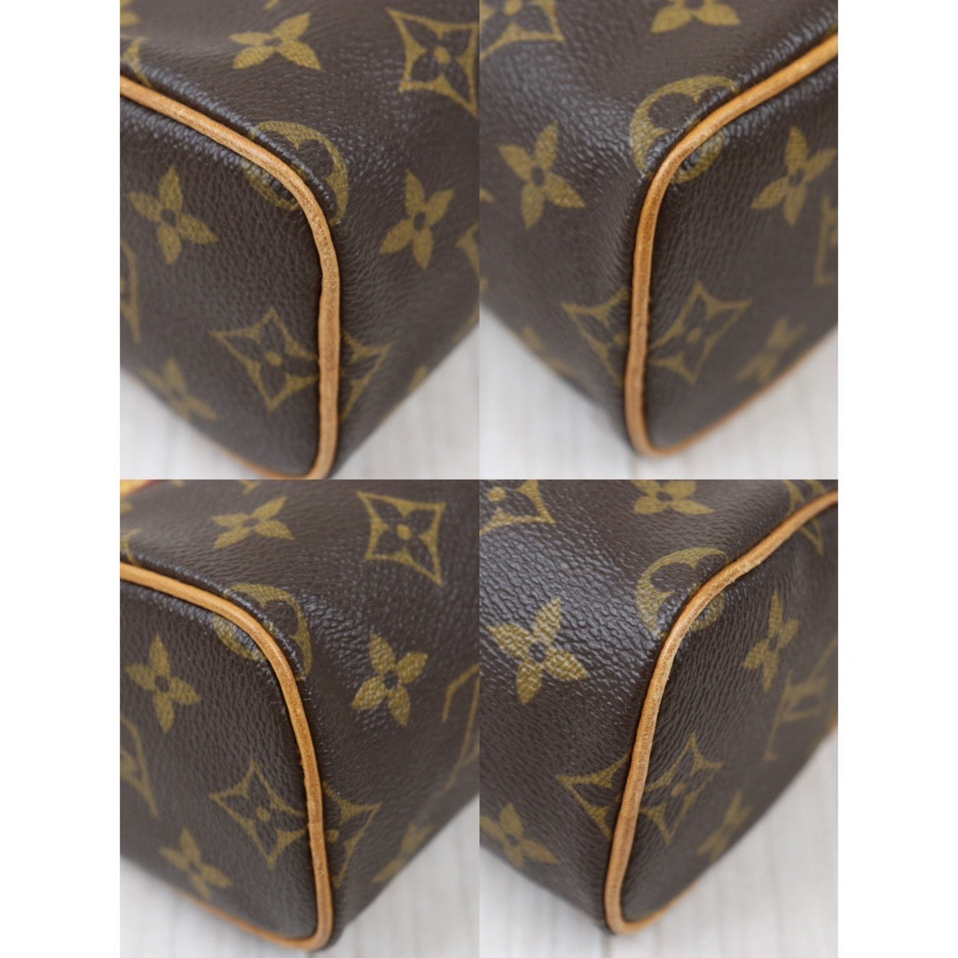 Rank AB ｜ LV Monogram Mini Speedy Handbag With Shoulder Strap｜24061106