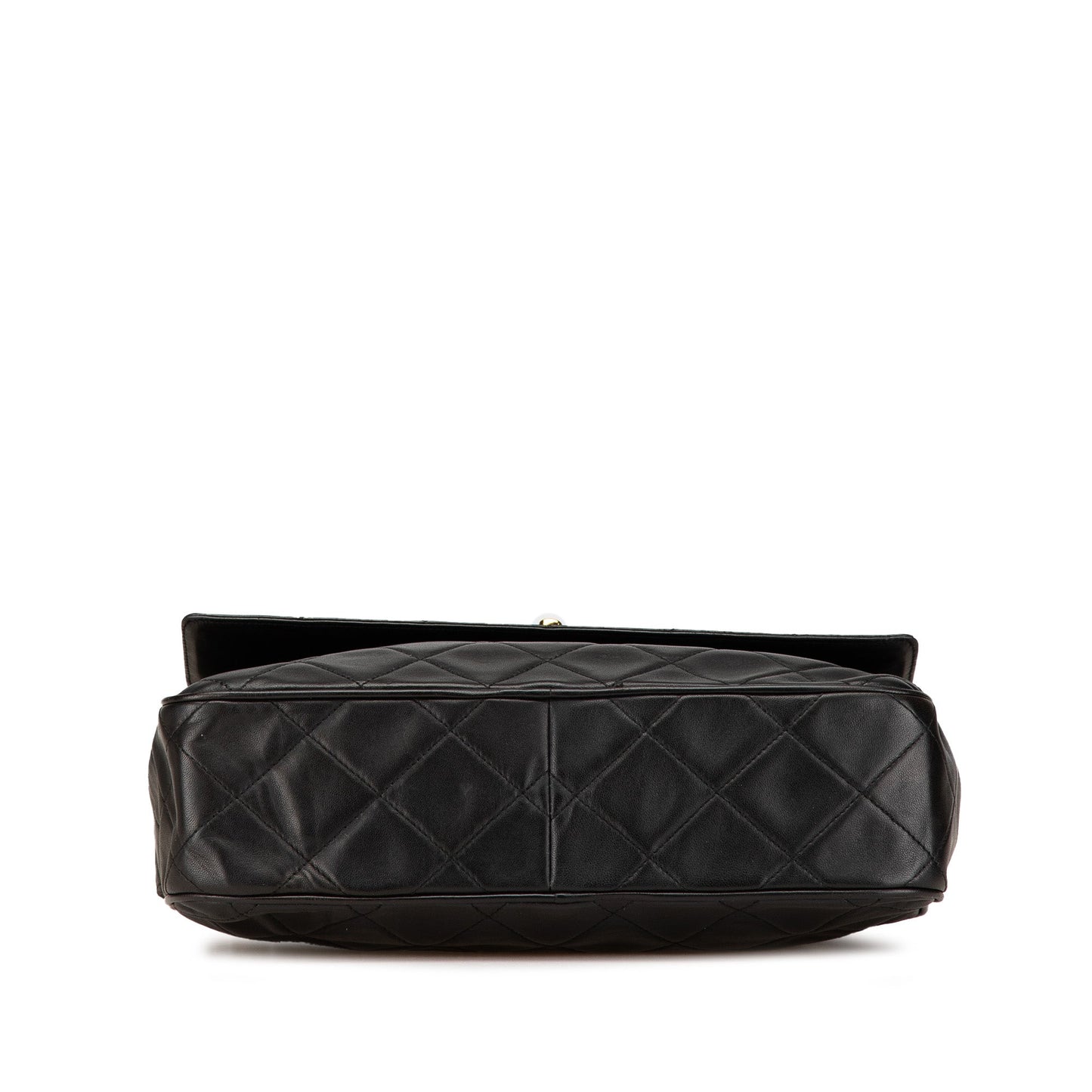 Black Chanel CC Quilted Lambskin Tassel Crossbody