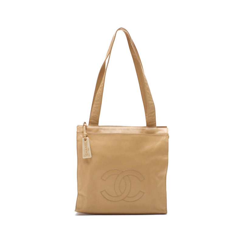 Chanel Coco Chain Shoulder  Pracham  Beige (Silver G ) Shoulder Bag   Ship Free Shipping] Nagoya s Online