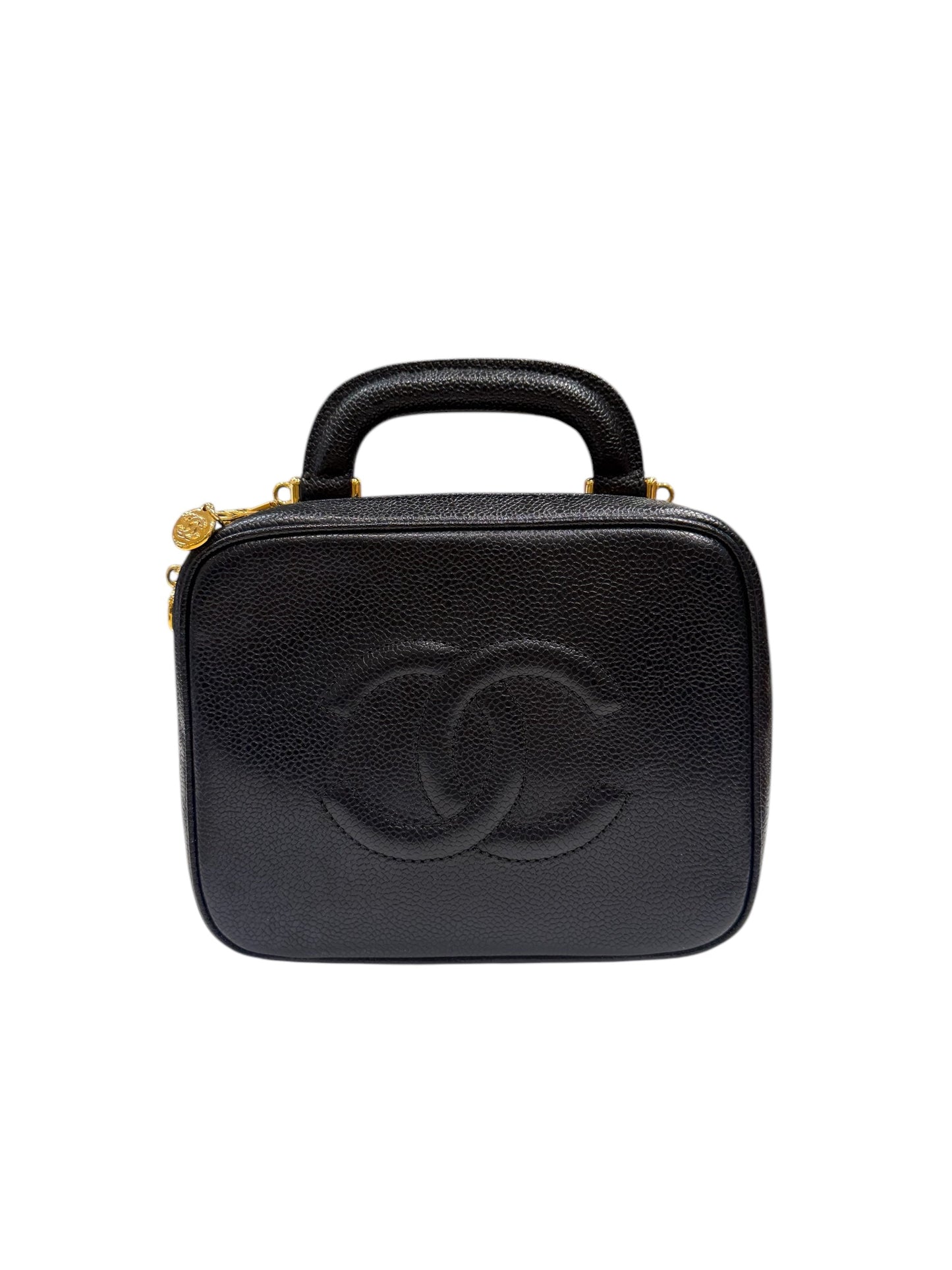 Chanel - vanity cuir vintage