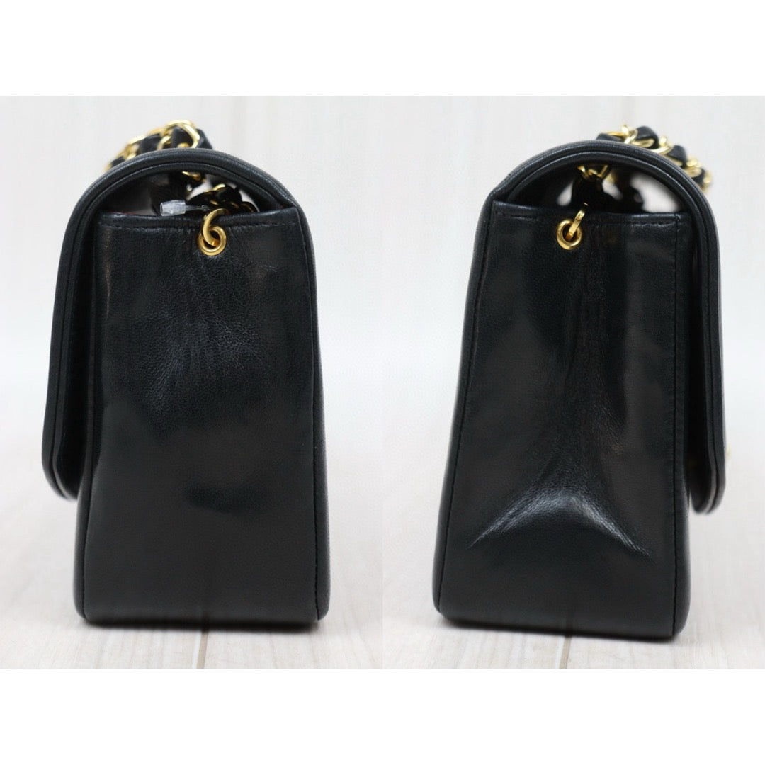 Good ( Rank AB)｜ CHANEL Matrasse Diana 22 Lamb Skin  Chain Bag Made in 1991-1994 Year｜P25031403