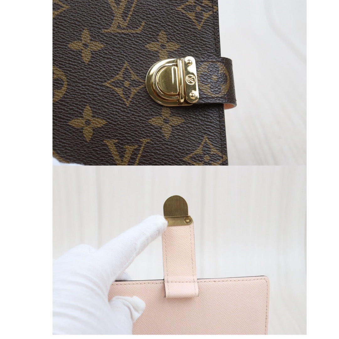 Rank A ｜ LV Monogram Agenda PM Notebook Cover ｜Q24040424