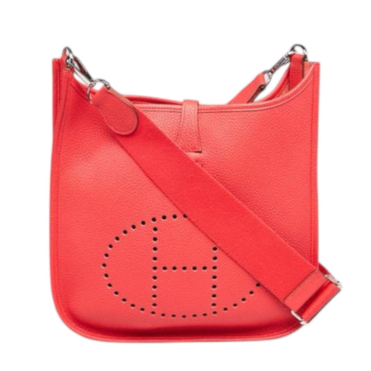 Hermes Evelyne PM III Rose Jaipur Clemence Leather with SHW