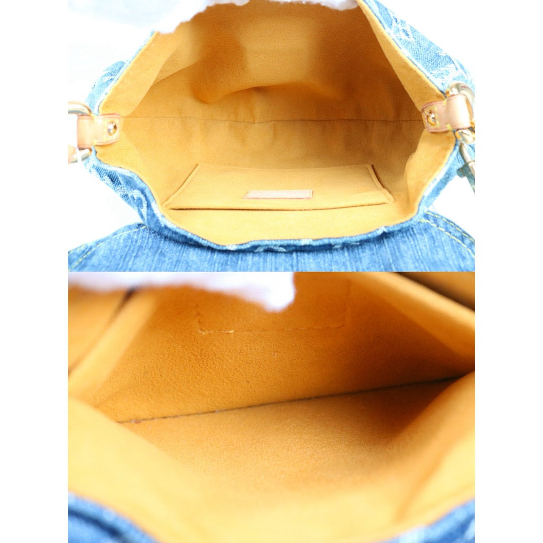 Rank AB ｜  LV Monogram Denim  Shoulder Bag  ｜S24080504