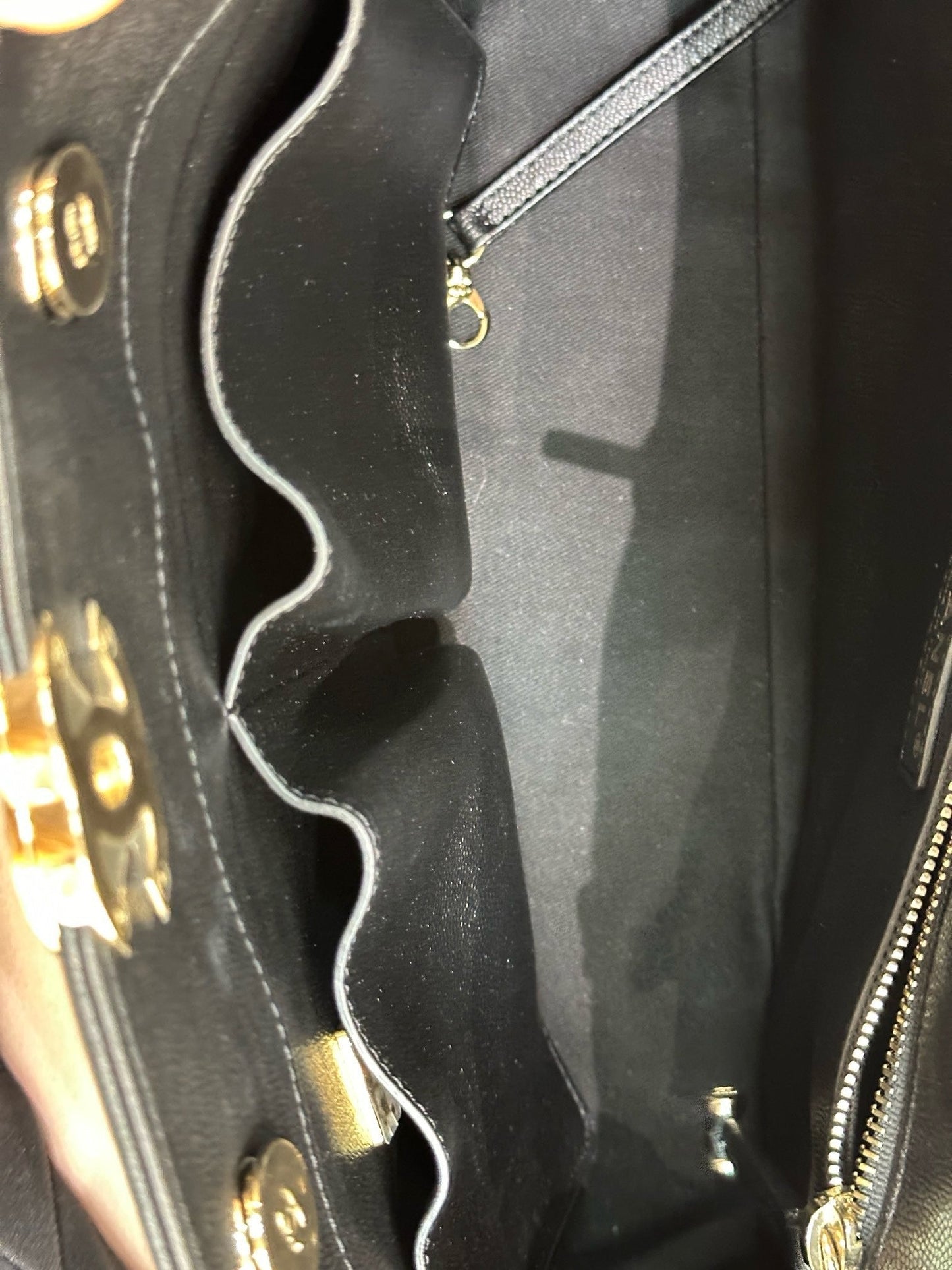 Chanel Medium Classic CC Shopping Tote Quilted Calfskin