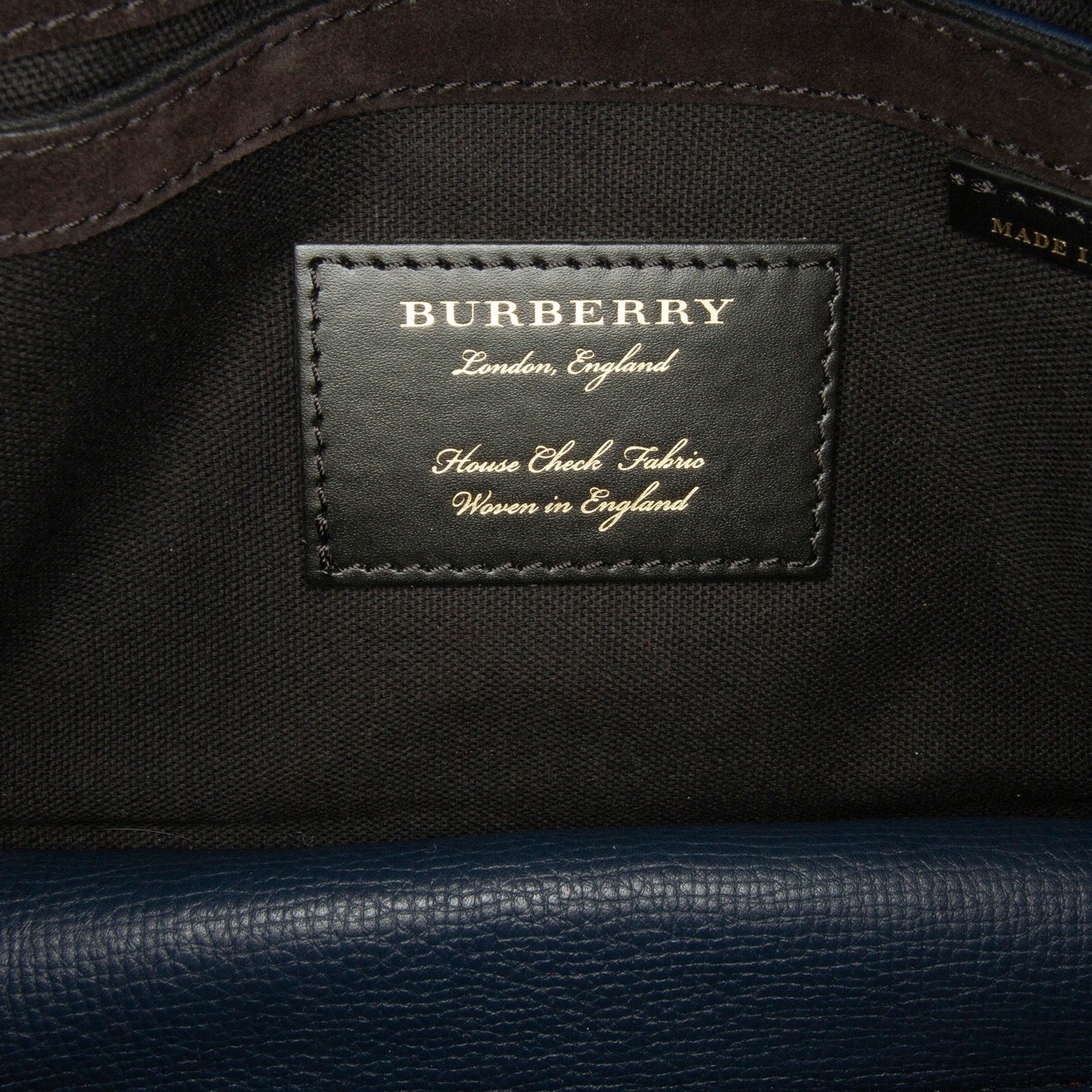 Burberry Derby Macken Crossbody Bag House Check Leather