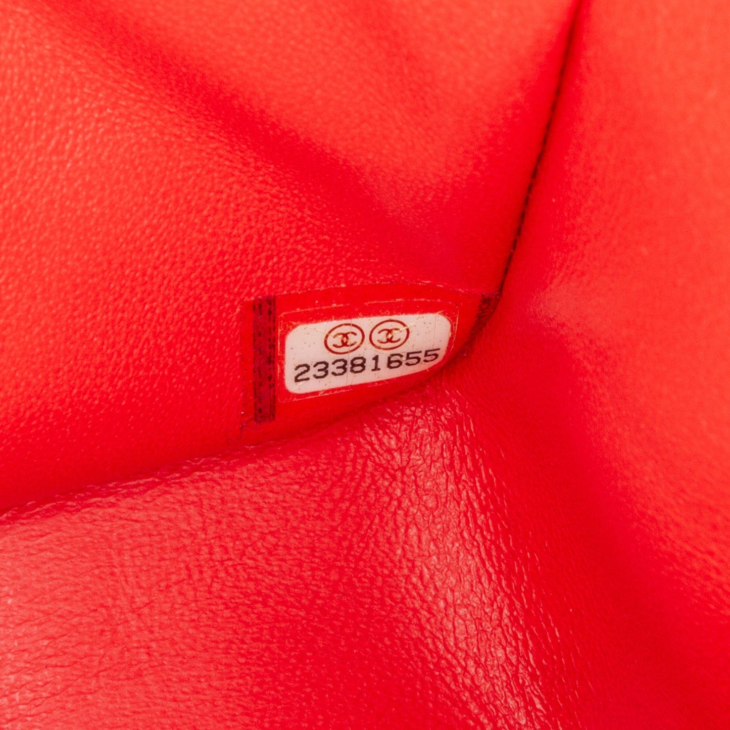 Red Chanel Mini Rectangular Classic Lambskin Single Flap Crossbody Bag