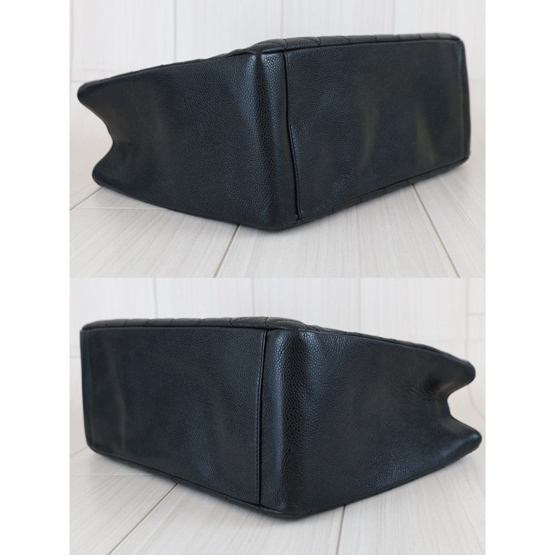 Good ( Rank AB)｜ CHANEL Matrasse GST Chain Tote Bag Caviar Skin Black  Made In 2011 Year｜S24111811