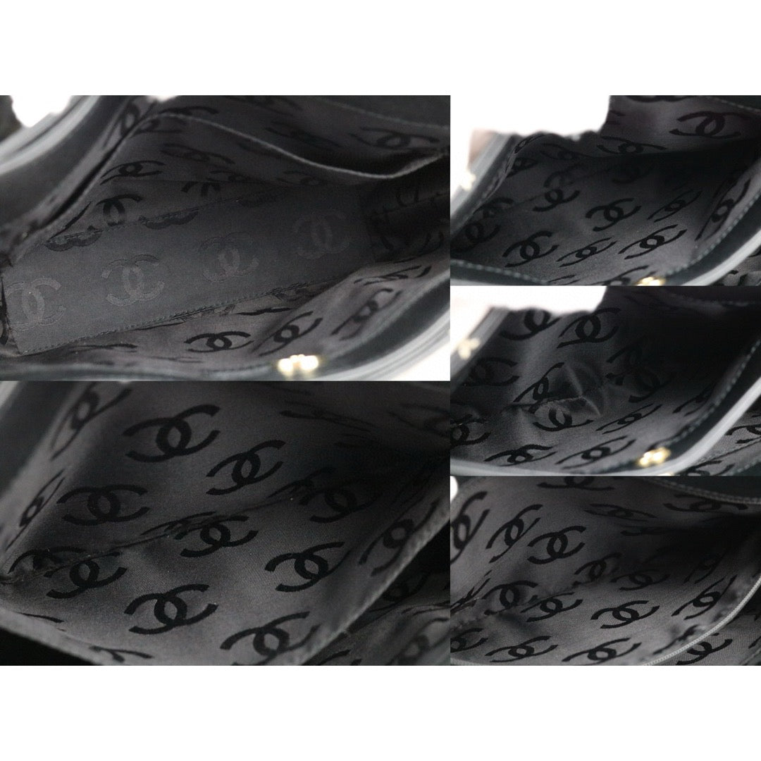 Good ( Rank AB)｜ CHANEL Calf Leather Wild Ditch Hand Bag Made In 2002～2003Year｜S25030604