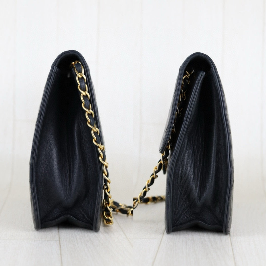Good ( Rank AB)｜ CHANEL  Lamb Skin Chain CF 25 Shoulder Bag Made in 1997-1999Year ｜H24112501