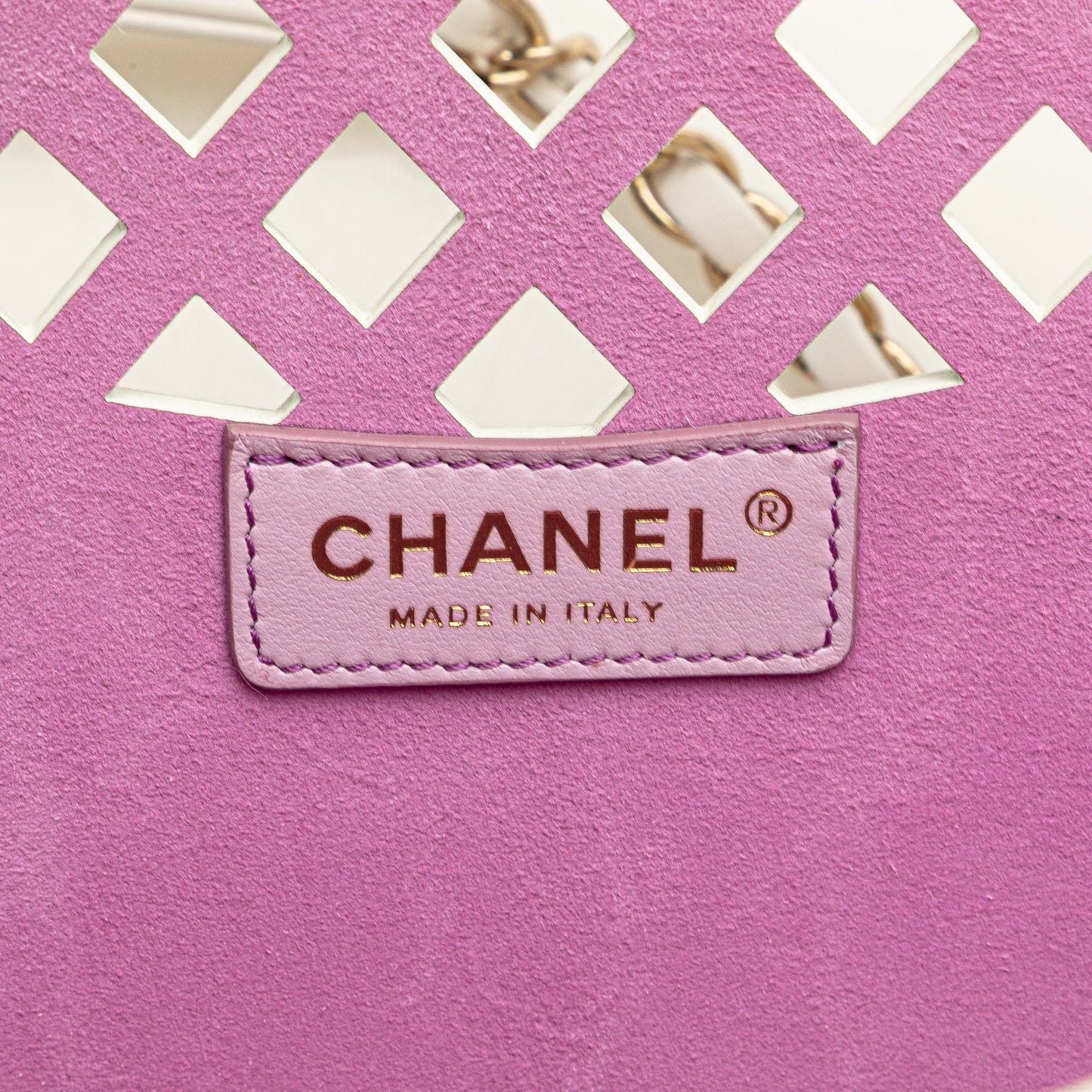 White Chanel Large Calfskin See Through Flap Crossbody Bag