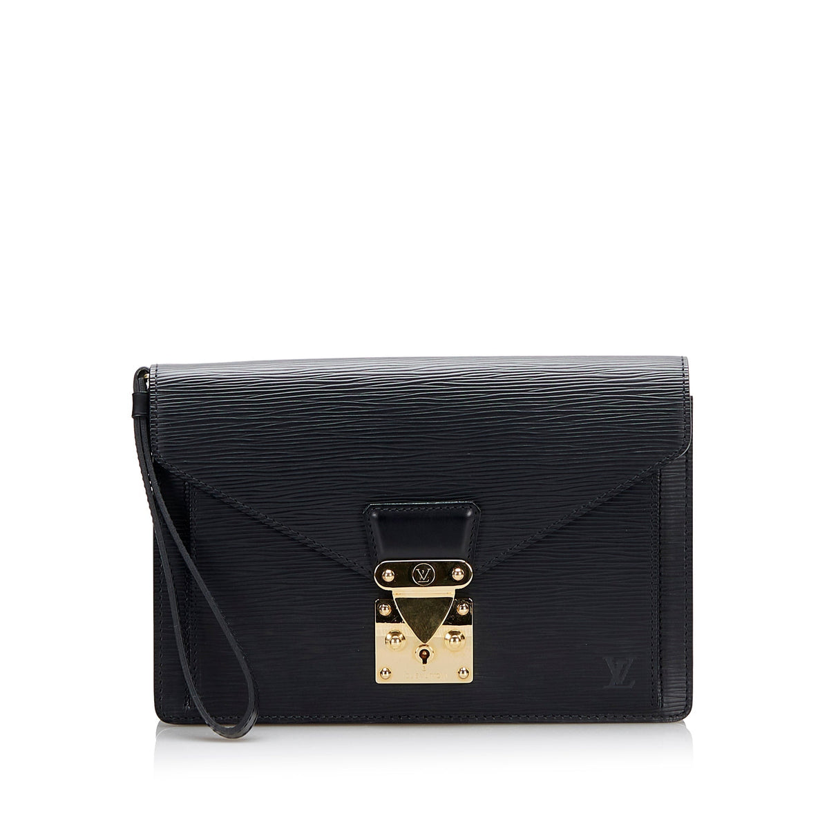 Louis Vuitton Pochette Sellier Dragonne Black Epi