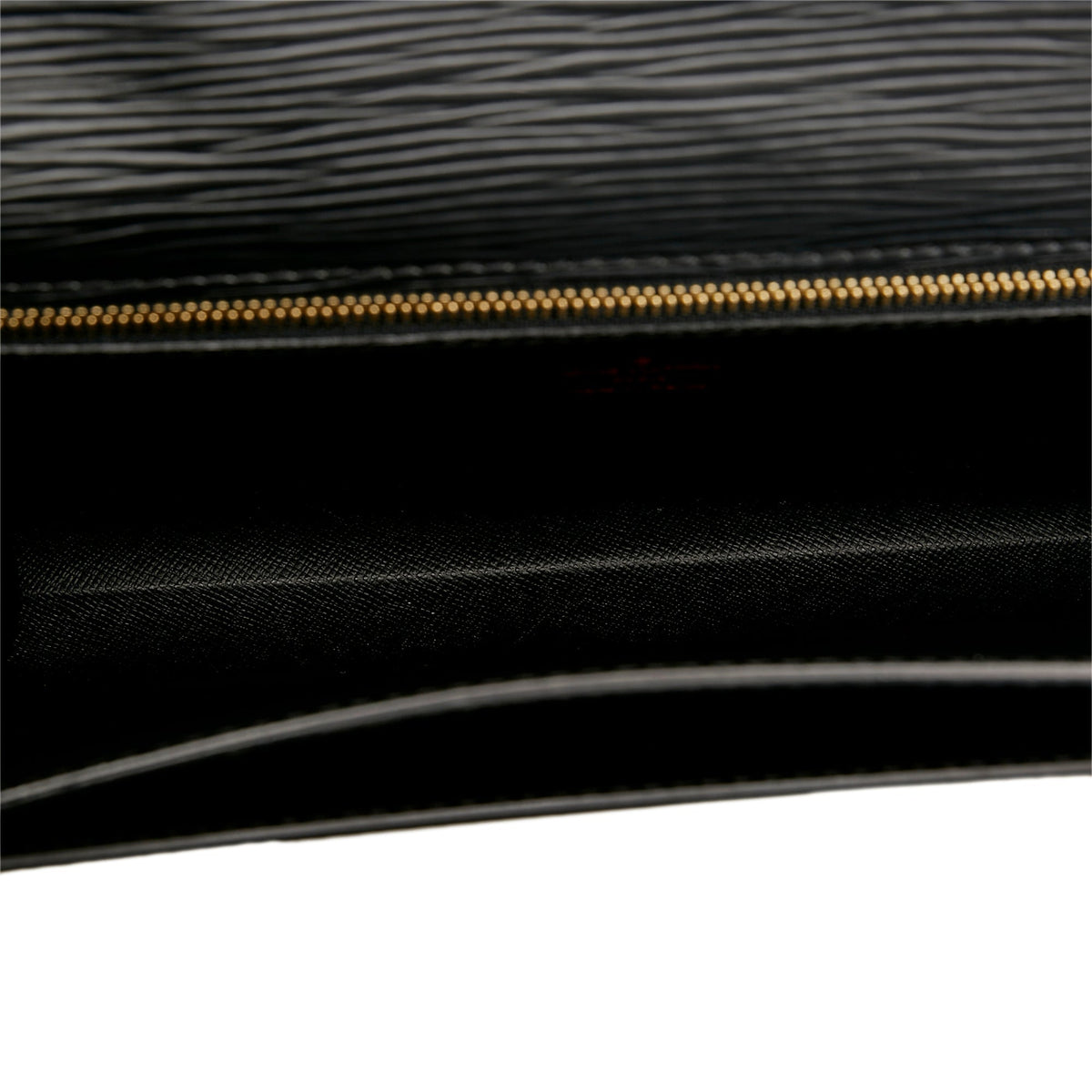 Louis Vuitton Pochette Sellier Dragonne Black Epi