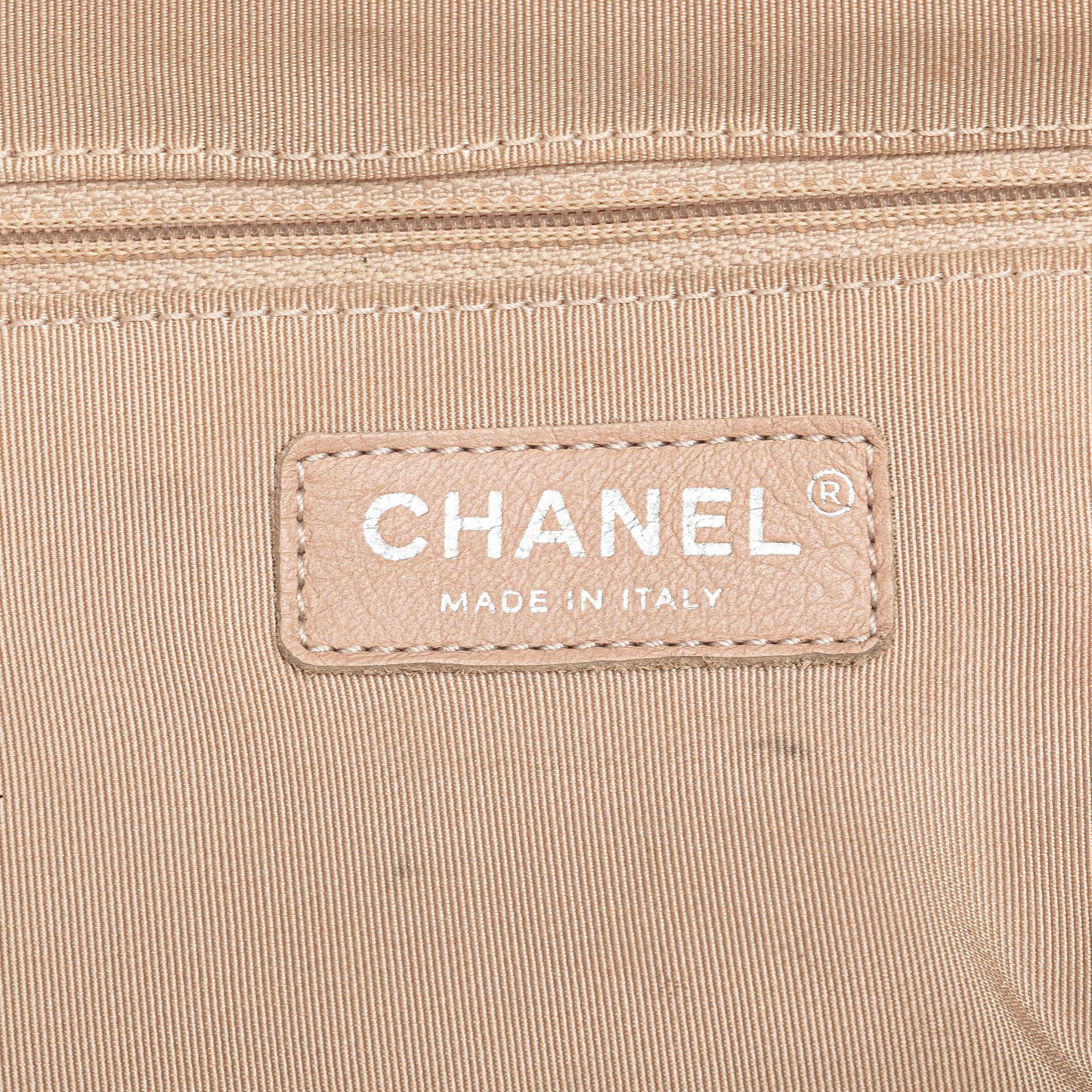 Multicolor Chanel Canvas La Pausa Bay Shopping Tote Satchel