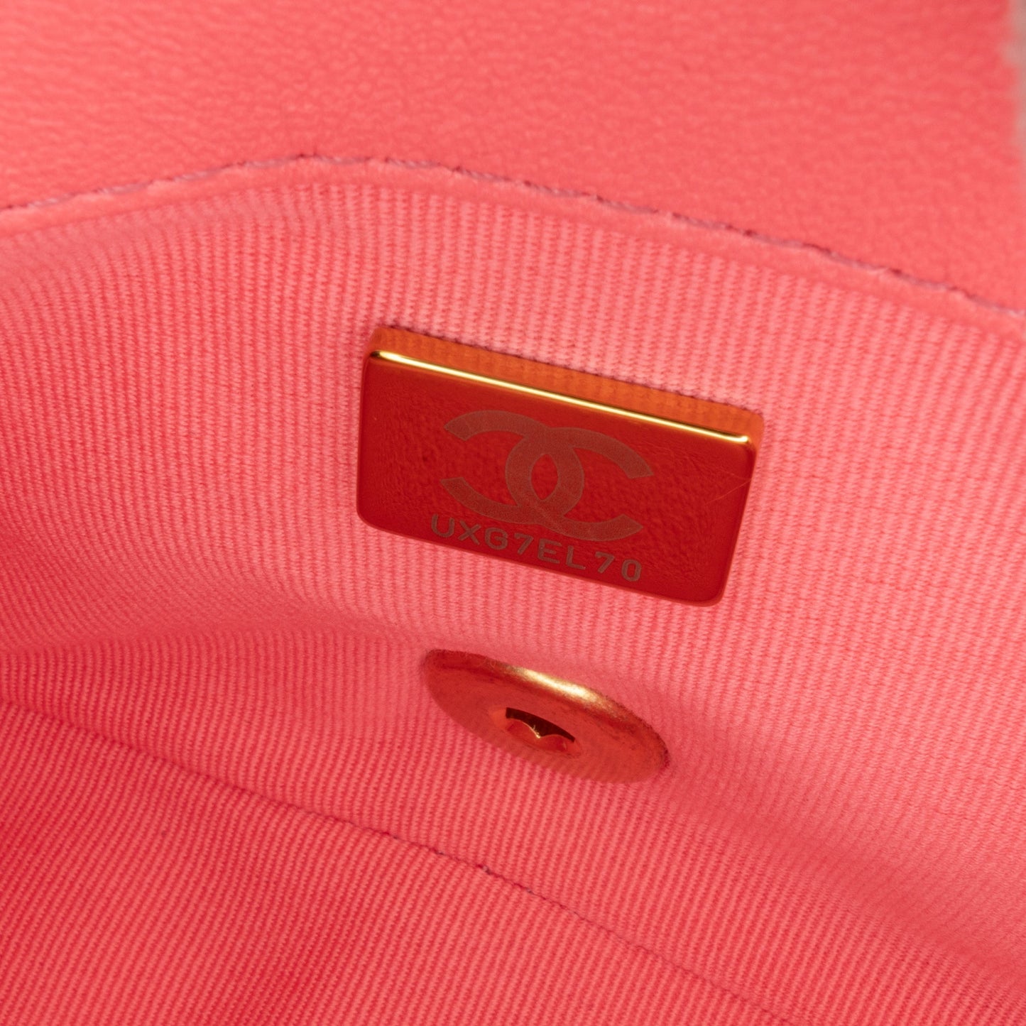 Pink Chanel Mini Quilted Lambskin Funky Town Flap Shoulder Bag