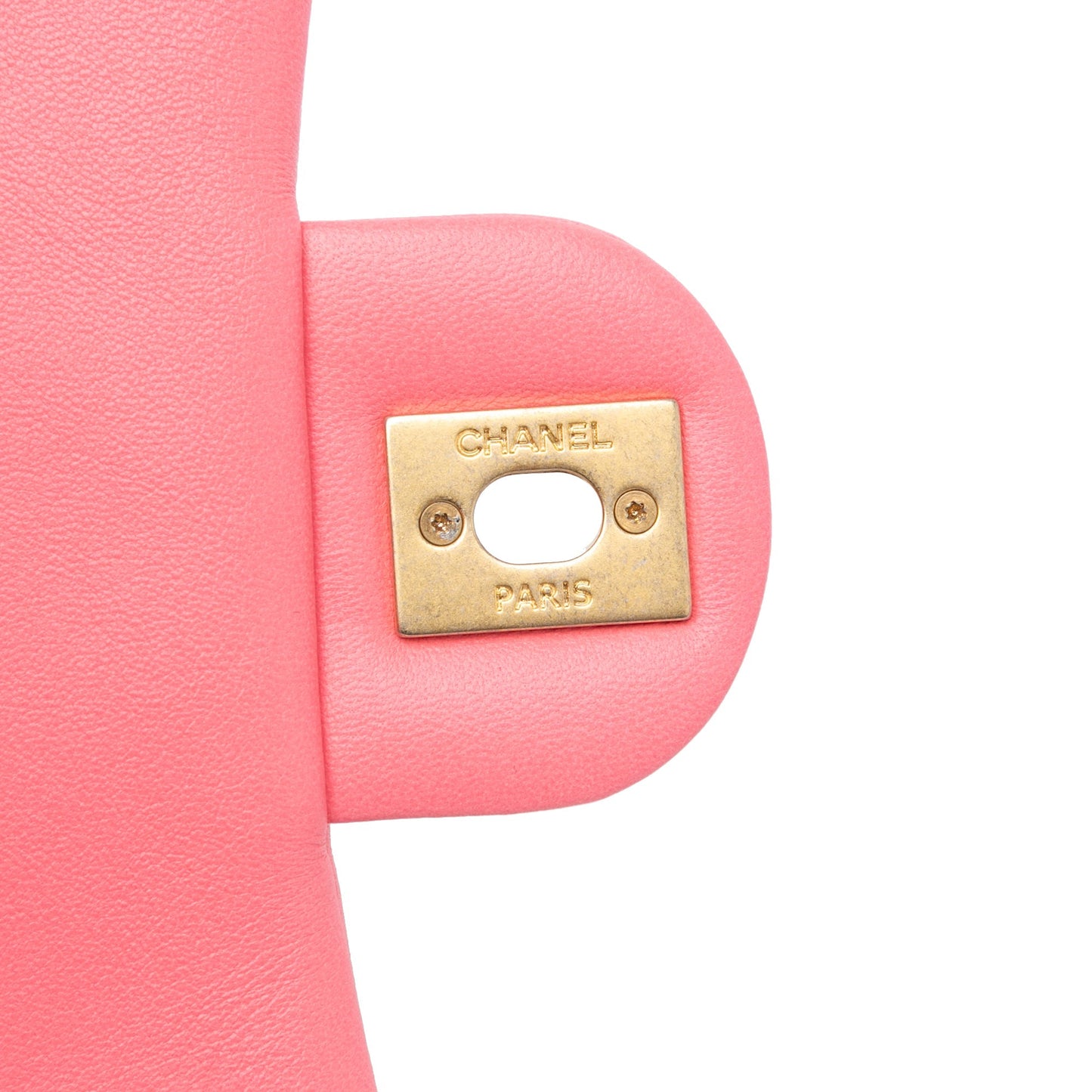 Pink Chanel Mini Quilted Lambskin Funky Town Flap Shoulder Bag