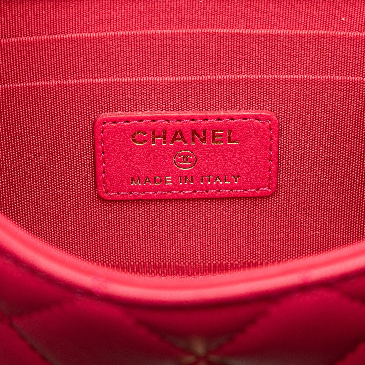 Pink Chanel Mini Lambskin Trendy CC Clutch With Chain Crossbody Bag