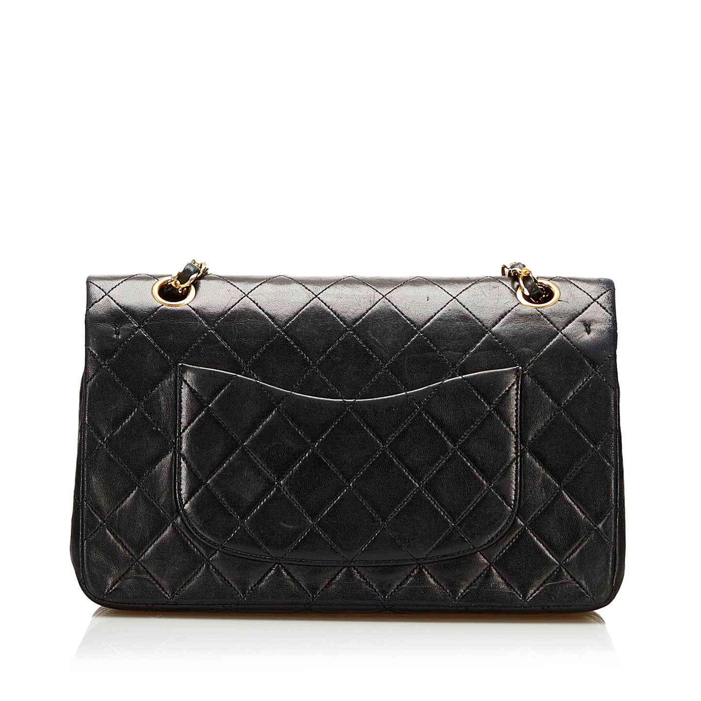 Chanel Medium Classic Lambskin Double Flap Shoulder Bag