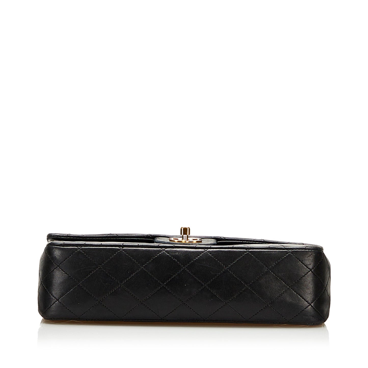 Chanel Medium Classic Lambskin Double Flap Shoulder Bag